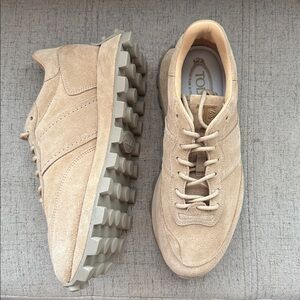 tod’s sportiva run suede shoes